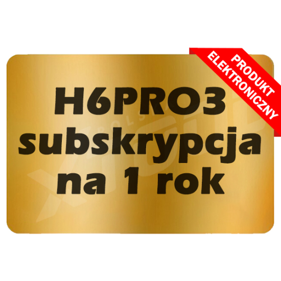 Roczna subskrypcja do XTool H6PRO3